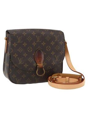 Authentic LOUIS VUITTON Monogram Saint Cloud GM Shoulder Bag M51242 LV